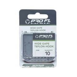 Pro FL, Carlige Teflonate, Wide Gape, 10buc/pac - Img 2