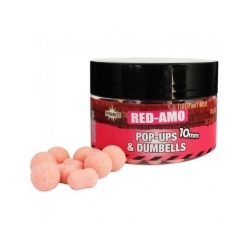 Dynamite Baits Pop-Ups & Dumbells 10mm - Red-Amo