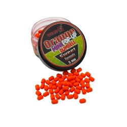 Feeder X, Dumbell Mini Pop-up, Orange 5mm/10gr