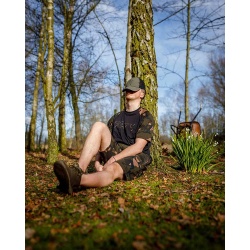 Fox, Tricou Outline, Negru/ Camo 