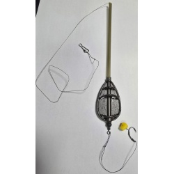 Osako Montura Feeder MK Cu Spin Tija Antitangle Carlig Nr.10/8/6 Textil - Img 2