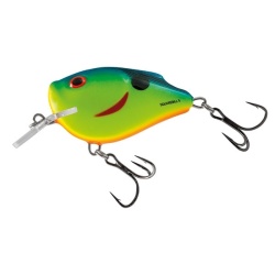 Salmo, Vobler Squarebill, CPB - Chartreuse Power Blue, Floating, 6cm, 21gr.
