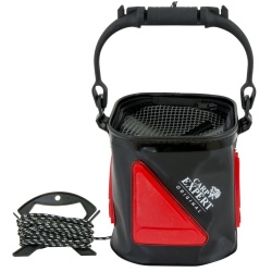 Carp Expert, Galeata 18x18cm, Rosu+Negru