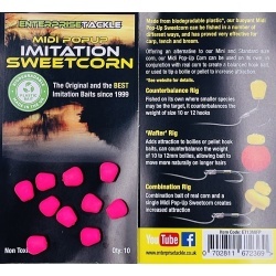 Enterprise Tackle, Porumb Pop-Up Fluo MIDI, 10 buc/plic - Img 3