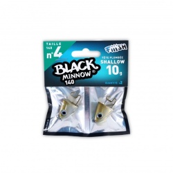 FIIISH BLACK MINNOW 140 SET SHALLOW 2 x CAPETE 10GR - KAKI - Img 2