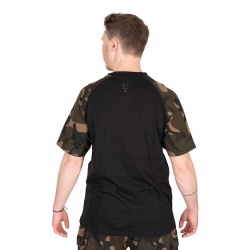 Fox, Tricou Outline, Negru/ Camo 