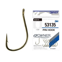 Owner Carlige, Pin Hook, Auriu, 53135, Nr.04 - 7 buc.
