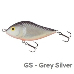 Salmo, Vobler Slider, GS - Grey Silver, Floating / Sinking, 5; 7cm - Img 2