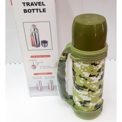 Termos Inox 1 litru - Camuflaj cu Maner
