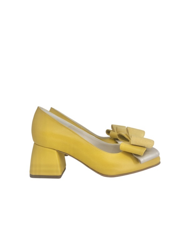 Pantofi de damă din piele naturală Galarieli Aine - Img 2