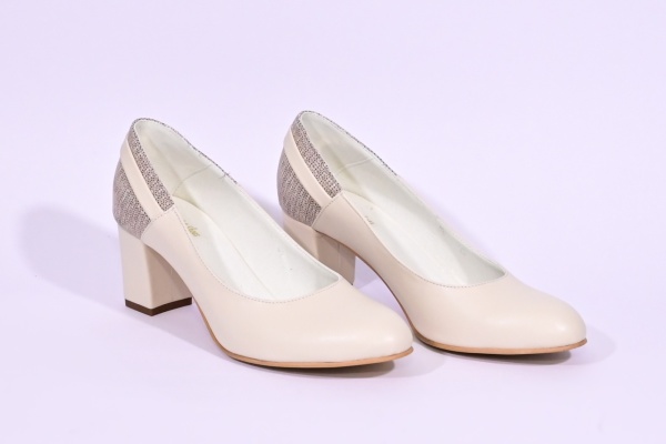 Pantofi de damă din piele naturală Galarieli Bloom - Img 2