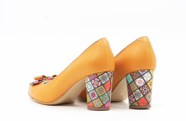 Pantofi de damă din piele naturală Galarieli Iris - Img 2