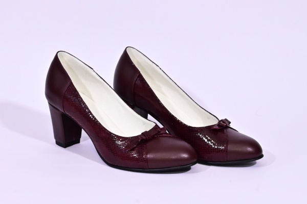 Pantofi de damă din piele naturală Galarieli Blossom - Img 2