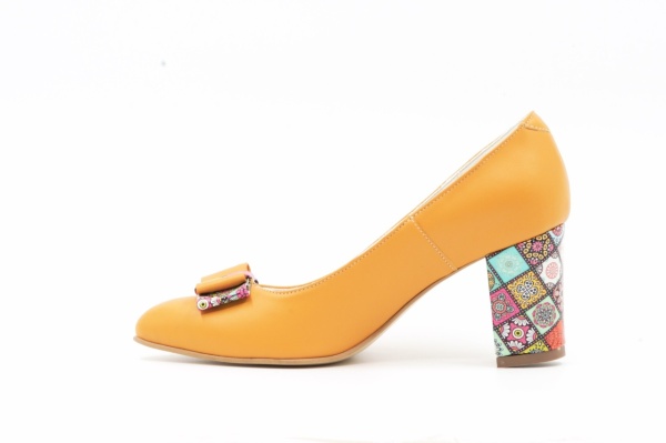 Pantofi de damă din piele naturală Galarieli Iris - Img 3