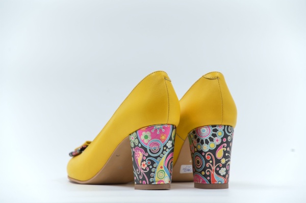 Pantofi de damă din piele naturală Galarieli Iris - Img 2