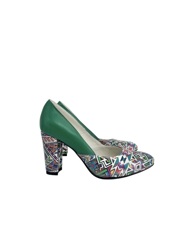 Pantofi de damă din piele naturală Galarieli Diana - Img 2