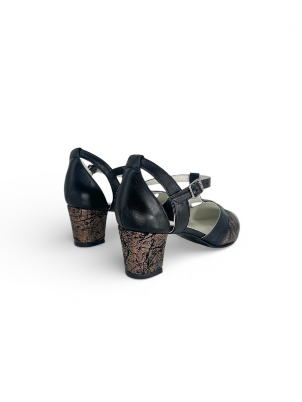 Pantofi de damă din piele naturală Galarieli Fauna - Img 3