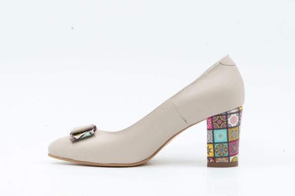 Pantofi de damă din piele naturală Galarieli Iris - Img 3