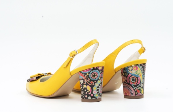 Pantofi de damă din piele naturală Galarieli Rhea - Img 4
