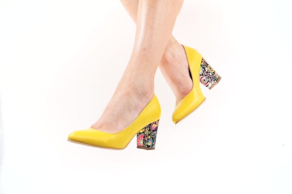 Pantofi de damă din piele naturală Galarieli Phoebe - Img 3