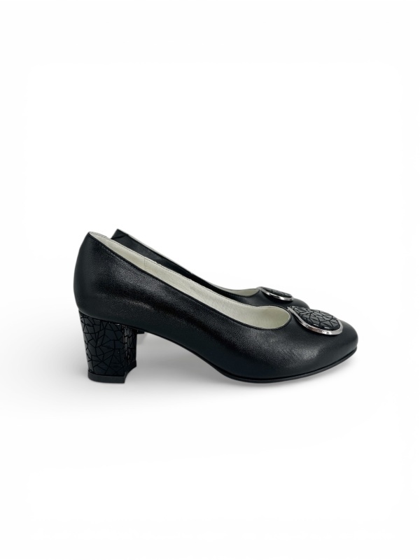Pantofi de damă din piele naturală Galarieli Flara - Img 2