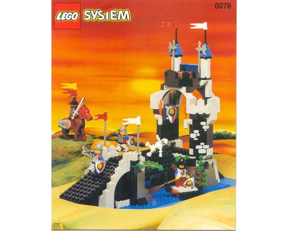 Set 6078-G Royal Drawbridge, GEEN doos, (99% compleet) gebruikt *5M000