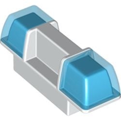 2318c01-1G Duplo Sirene met Trans-Donkerblauw lichten wit gebruikt *
