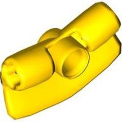 2457-3 Technic, paneel gebogen # 3 2x3x2 geel NIEUW *4T097