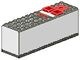 2847c01-1G Batterijbox 9 volt compleet LET OP ALLEEN TE VERZENDEN IN PAKJE! wit gebruikt *