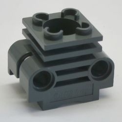 2850-85 Technic Engine Cylinder Head grijs, donker (blauwachtig) NIEUW *1D000