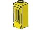 29c01-3G Raam 1x1x2 hoog- KLASSIEK (met glas) geel gebruikt *1C033