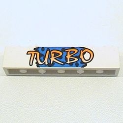 3009pb024-1G Steen 1x6 TURBO wit gebruikt *5V06-02