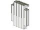 30140-1G Steen 2x6x6 gewelfd wit gebruikt *1R005