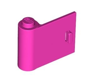 3189-47G Deur 1x3x2 links (dicht) roze, donker gebruikt *1B393