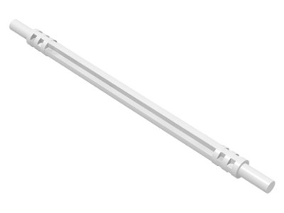 32199-1 Technic, zachte as lengte 11 noppen wit NIEUW *