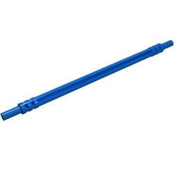 32200-7G Technic, zachte as lengte 12 noppen blauw gebruikt *