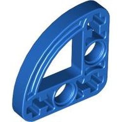 32249-7G Technic, Hefbalk 3x3 L-vormig met kwart elipse (raampje) blauw gebruikt *1D000