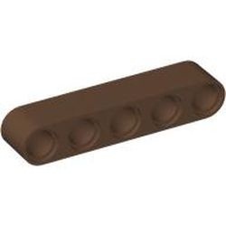 32316-8G Technic, Hefbalk 1x5 dik bruin (klassiek) gebruikt *1DT00