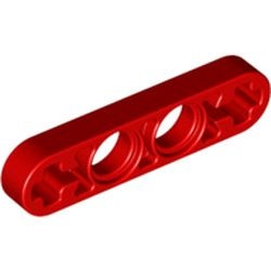 32449-5G Technic, Hefbalk 1x4 dun rood gebruikt *1D000