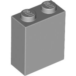 3245c-86 Steen 1x2x2 met nophouder binnen grijs, licht (blauwachtig) NIEUW *2-4