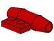 3475-5G Motor met zijplaat 1x2 rood gebruikt *1D039