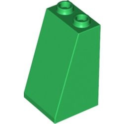 3684-6G Dakpan 75 graden 2x2breedx3 (open of dichte noppen) groen gebruikt *1D025