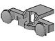 4022-9G Trein- Buffer lichtgrijs (klassiek) gebruikt *5D0000
