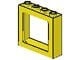 4033-3 Trein, raamframe 1x4x3 Open noppen top geel NIEUW *