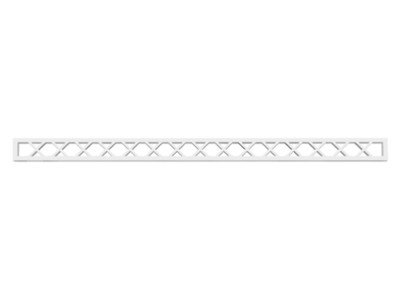 4168-1G Signaalmast 16 noppen lang wit gebruikt *0W60