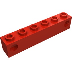 4170-5G Treinlichthouder 1x6 (prisma) rood gebruikt *0B066