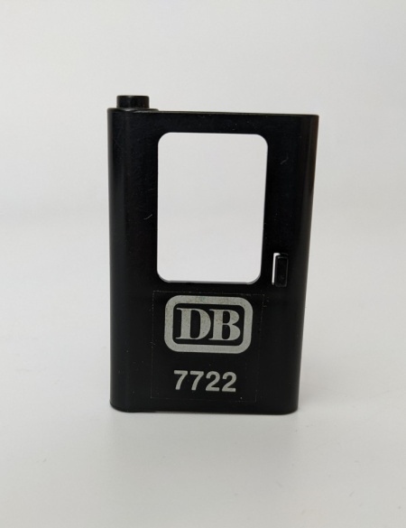 4181pb024-11G Trein, Deur 1x4x5 links met sticker DB 7722 zwart gebruikt *1D0000