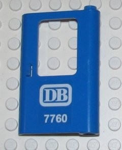 4182pb021-7G Trein, Deur 1x4x5 rechts DB 7715 blauw gebruikt *1D0000