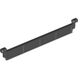 4218-11G Garagedeur- element zonder hendel zwart gebruikt *1C030