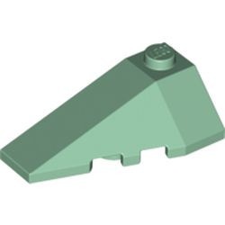 43710-48 Steen, wig 4x2 links 1 nop bovenop groen, zandkleurig NIEUW *0L000
